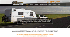 Desktop Screenshot of caravanperfection.com.au